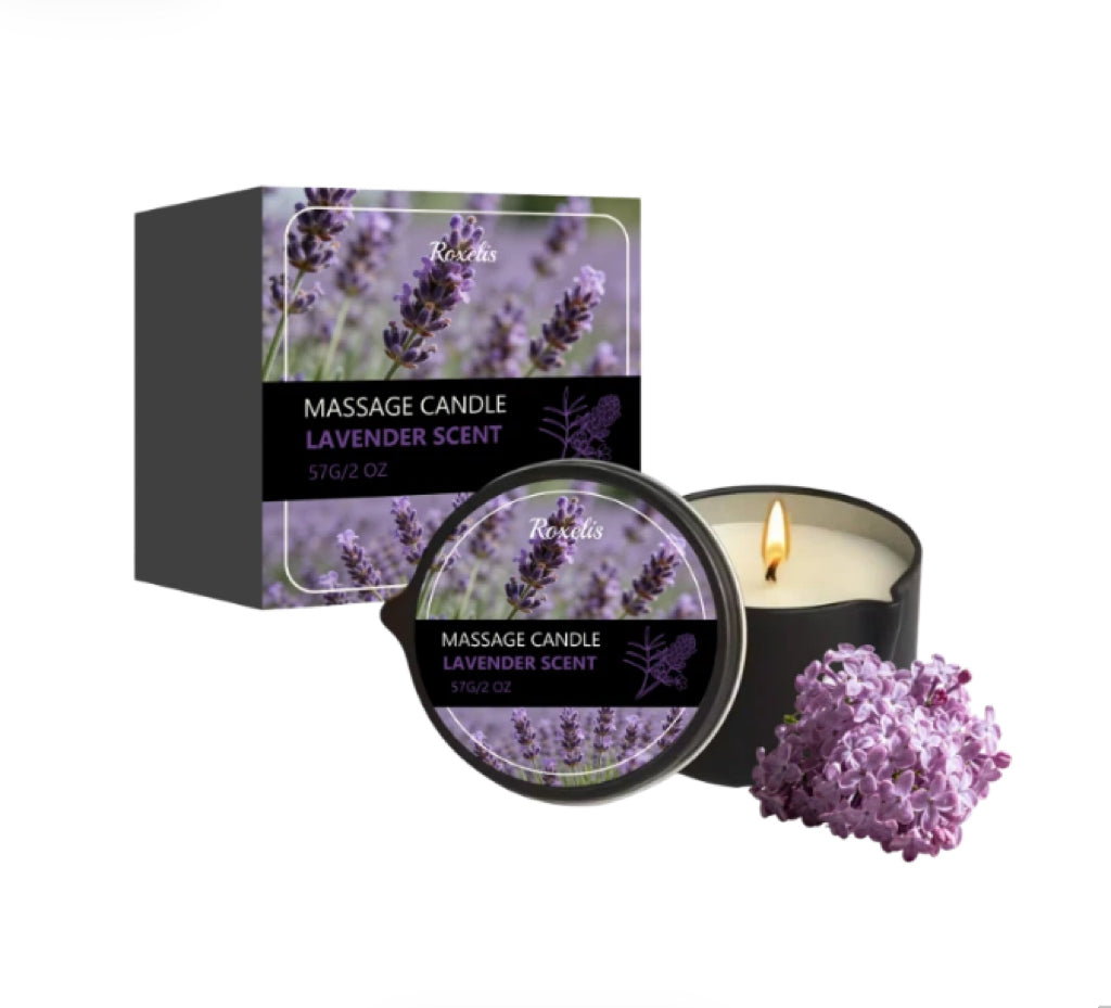 Lavender Scented Candle for a Calm, Relaxing Atmosphere