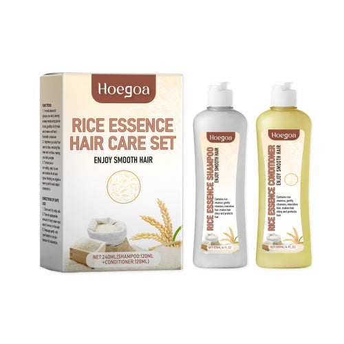 Rice Keratin Shampoo & Conditioner Set