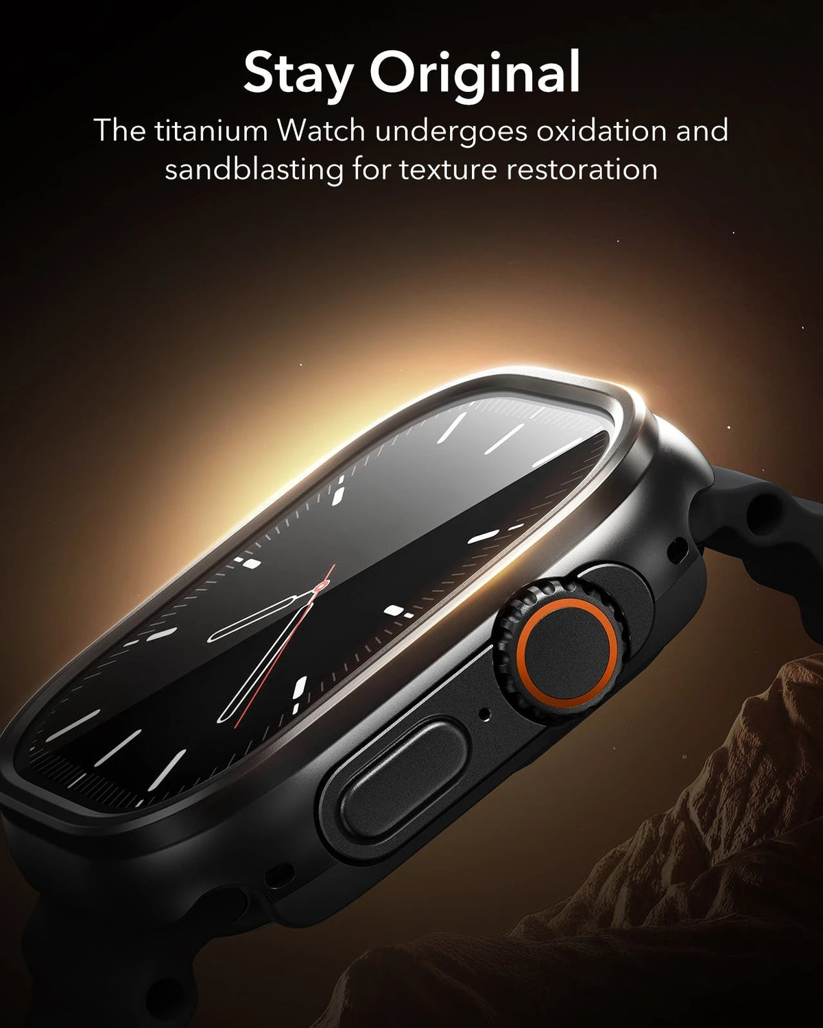 Equinox Watch Band Ultimate Bundle for Apple Watch - Black Band / Black Case