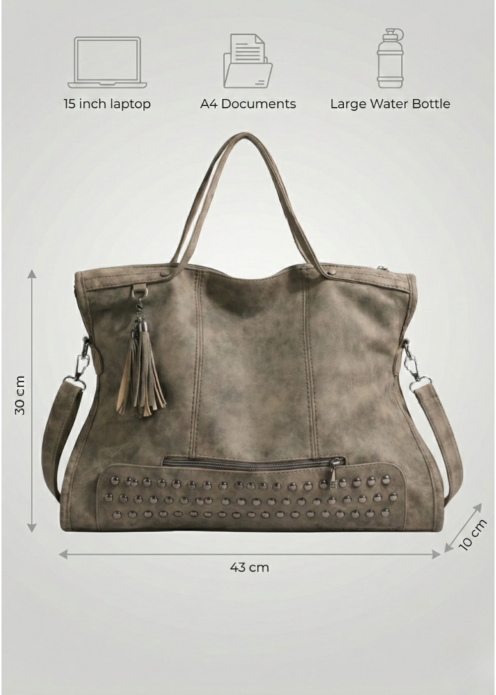 Big tote bag for work | CATANIA