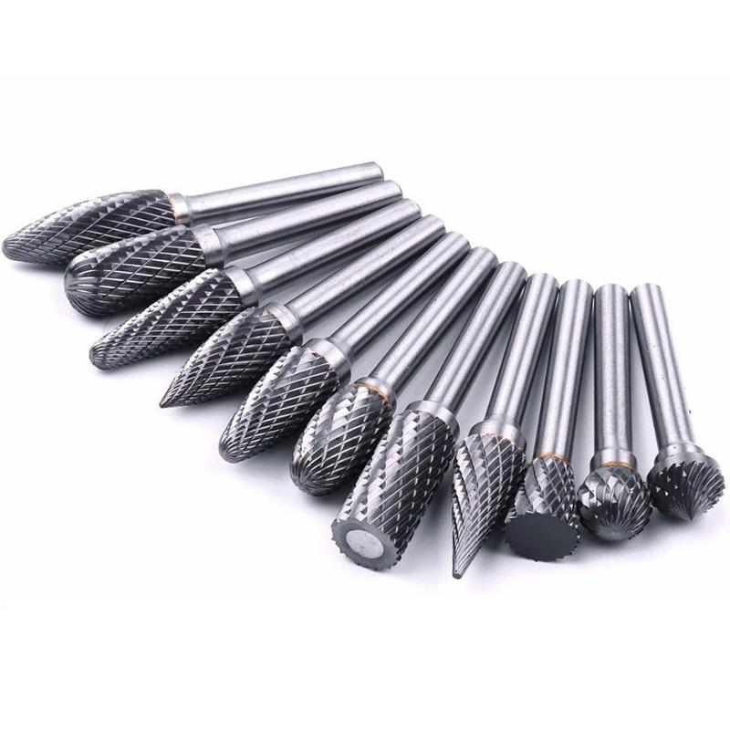 10 in 1 Tungsten Steel Grinding Head (10PCS) | zavevo