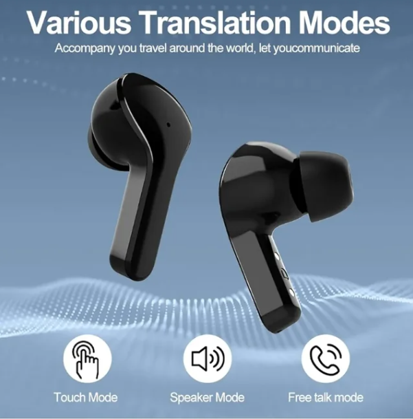 B11 Translator Earbuds – Real-Time Translation in 144 Languages with Noise Cancelling