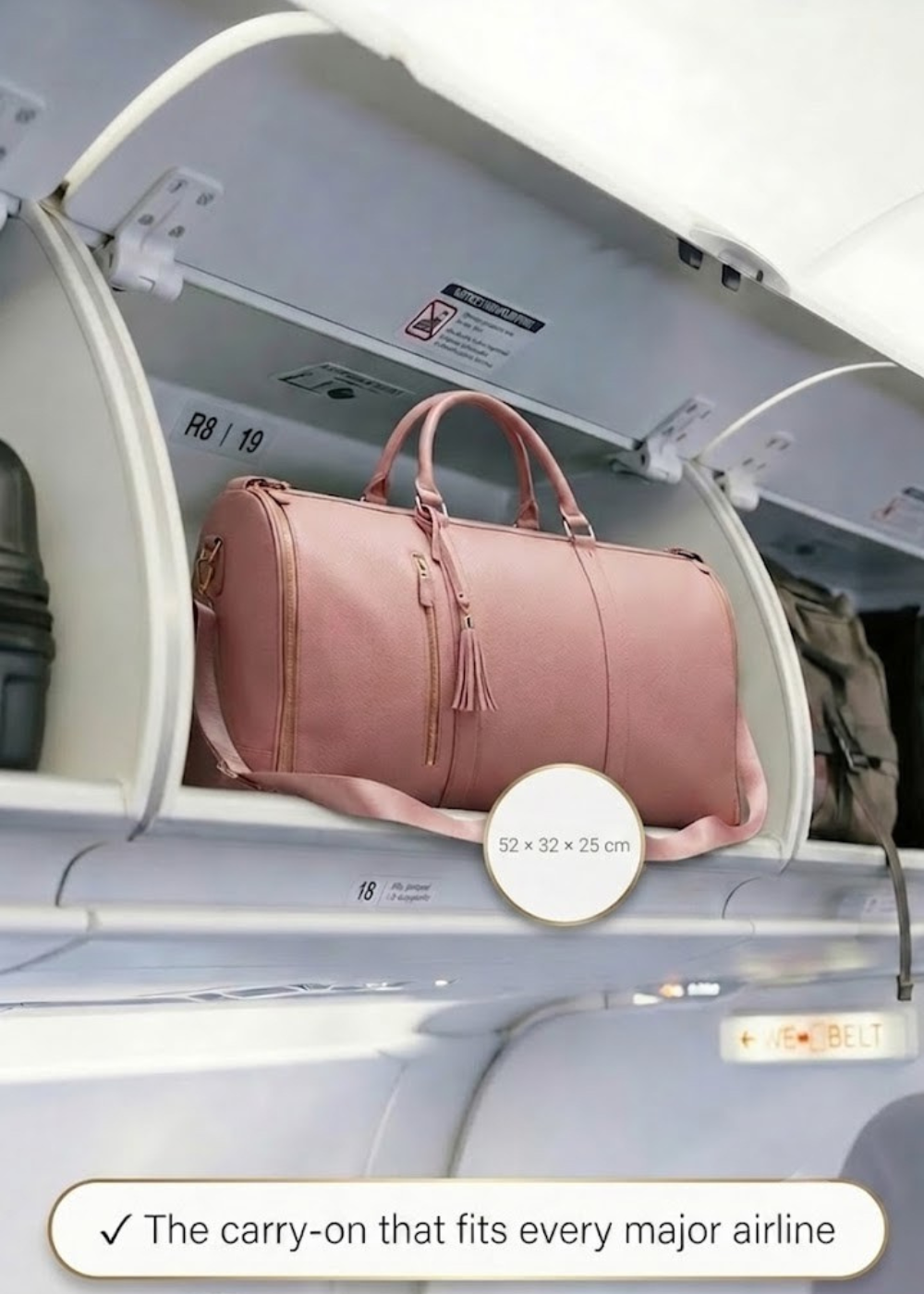 Large Women's Weekender Bag | Pink Sojourn