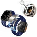 Equinox Watch Band Ultimate Bundle for Apple Watch - Navy Blue Band / Titanium Case