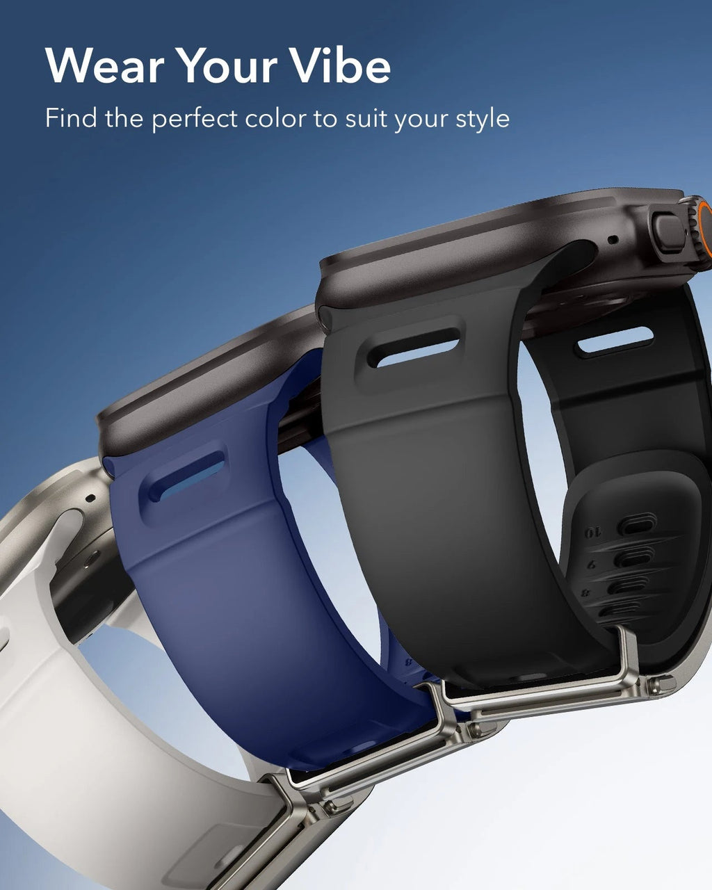 Equinox Watch Band Ultimate Bundle for Apple Watch - Black Band / Black Case