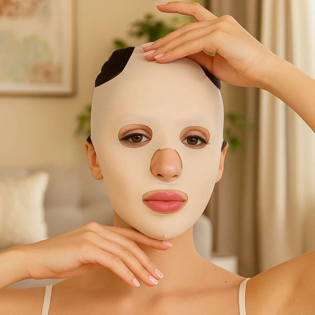 FirmLift | Anti‑Wrinkle Face Lift Mask – Reusable Compression – Soft Ergonomic Fit – Overnight Firming & Tightening for Mature Skin zavevo