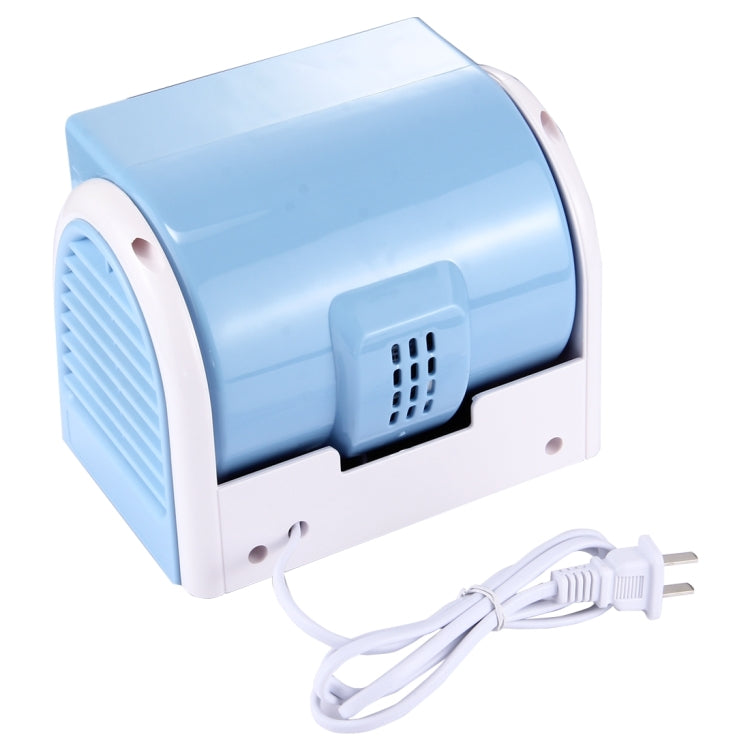 30W Turbine No Blade Mini Desktop Mute Fan for Dormitory / Bedroom / Living Room / Office, 3 Kinds Speed Modes, AC 220V(Blue) | zavevo