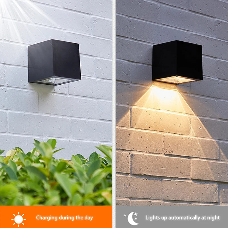 2 in 1 Solar Wall Light for Outdoors | zavevo