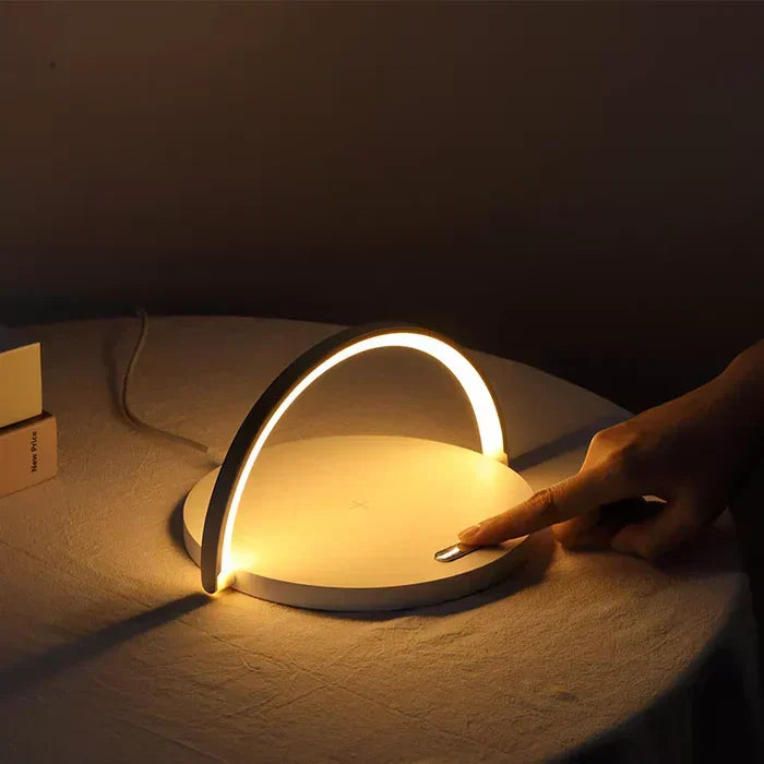 3-in-1 wireless charger, phone holder and LED lamp zavevo