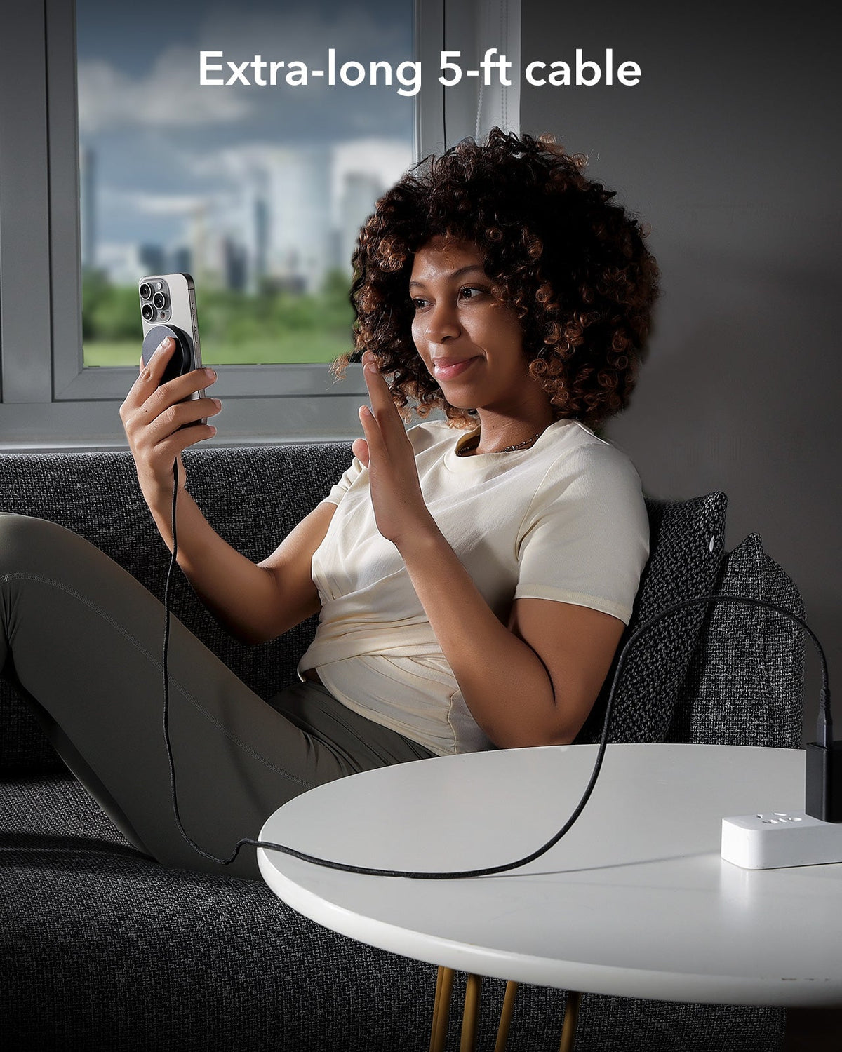 Magnetic Charging Pad (15W)  - Silver - 1 Set
