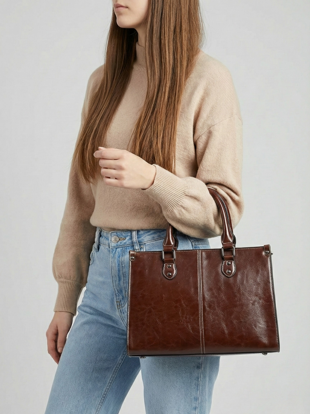 Ladies tote bag for work | BRESCIA