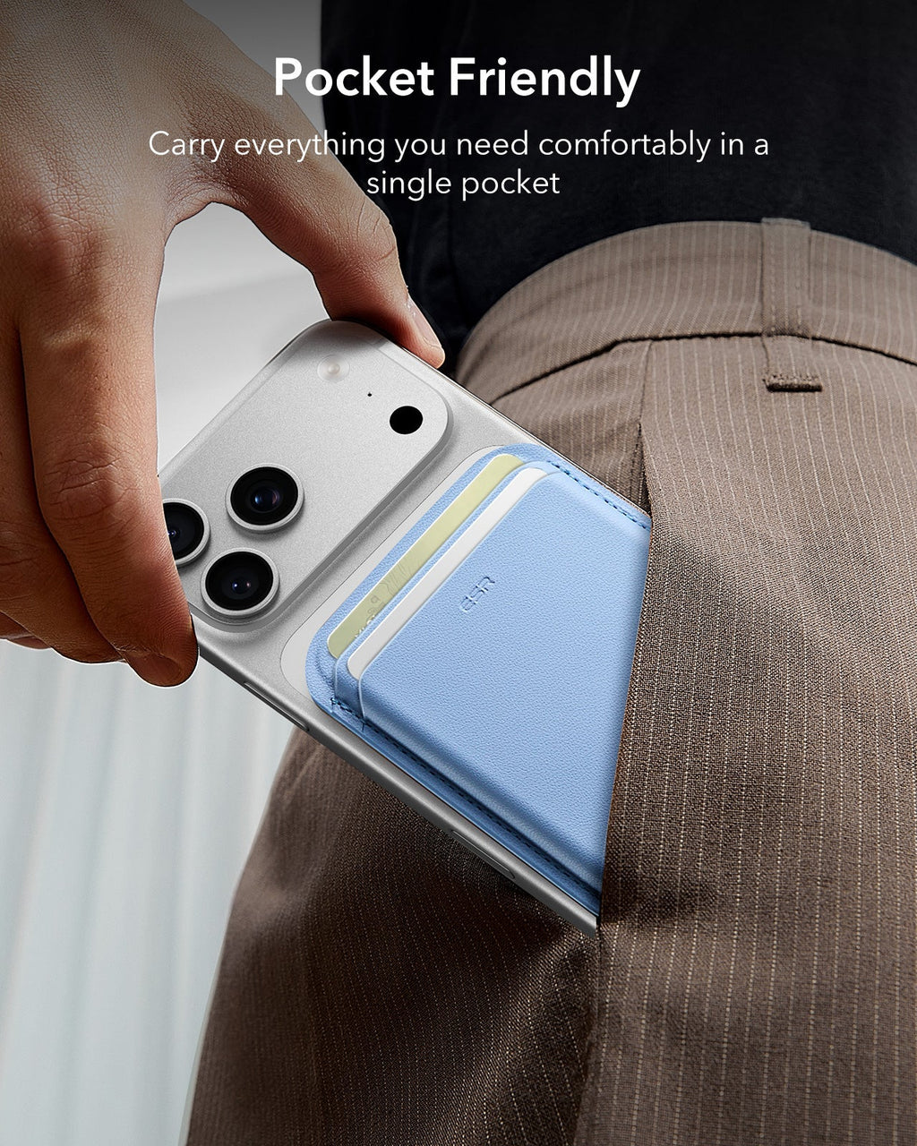 Magnetic Wallet Boost (HaloLock) - Blue