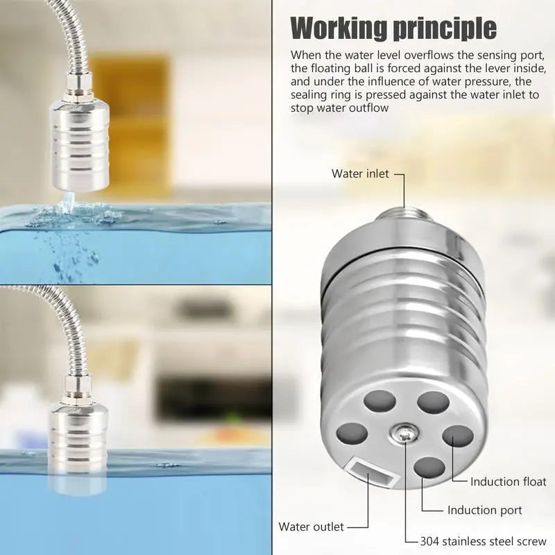zavevo | Mini-float-valve made of stainless steel – Automatic water level control