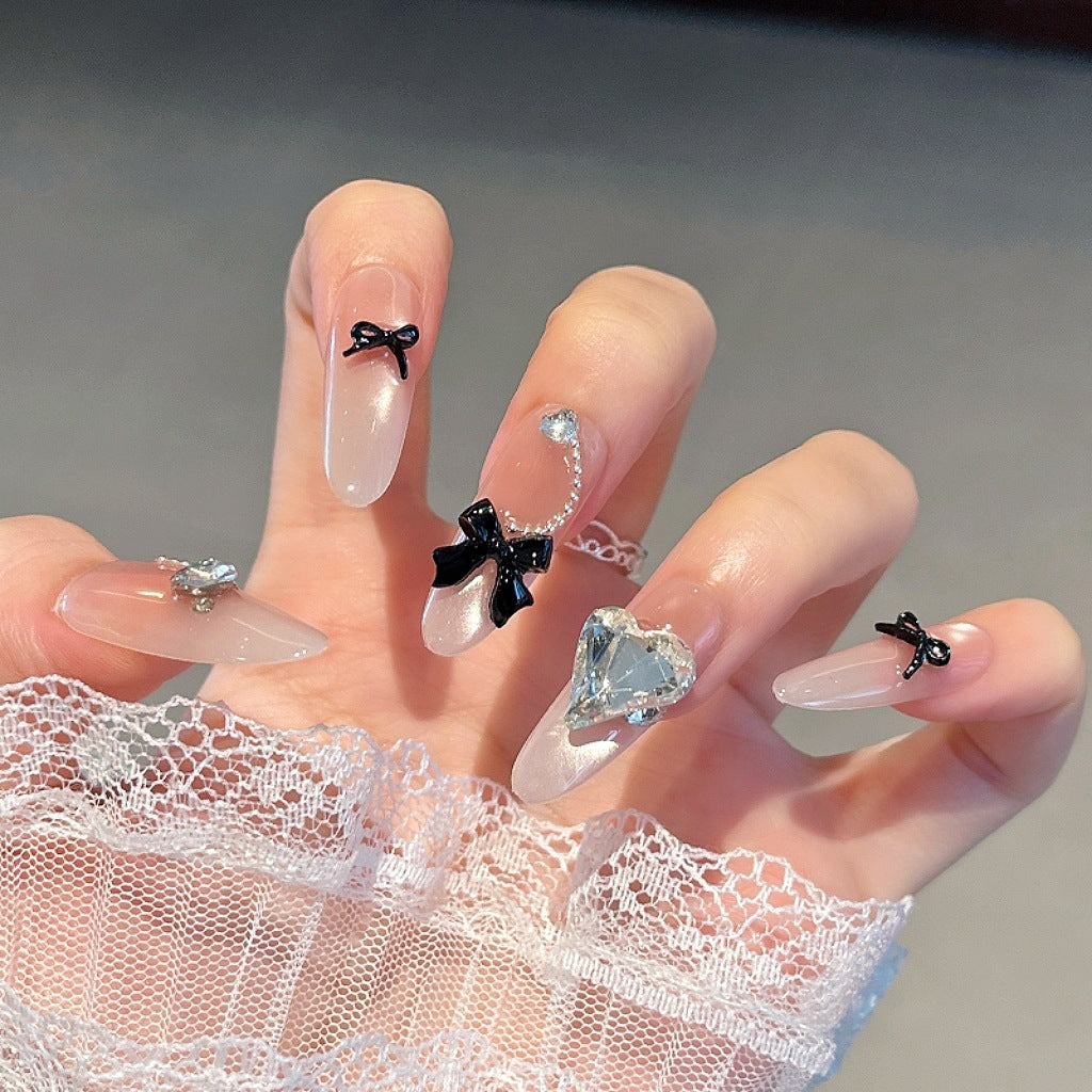3D Embellished Press-On Nail Art Set zavevo