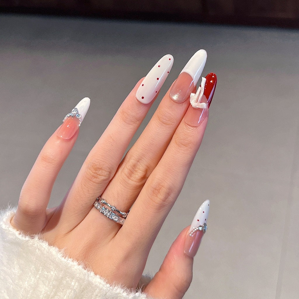 3D Embellished Press-On Nail Art Set zavevo