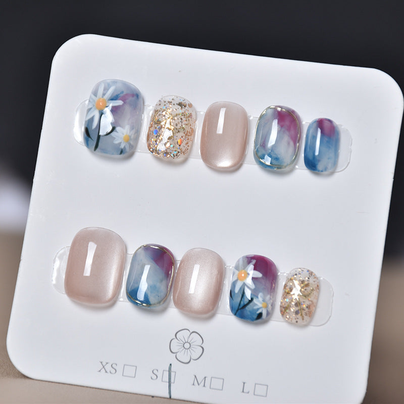 3D Embellished Press-On Nail Art Set zavevo