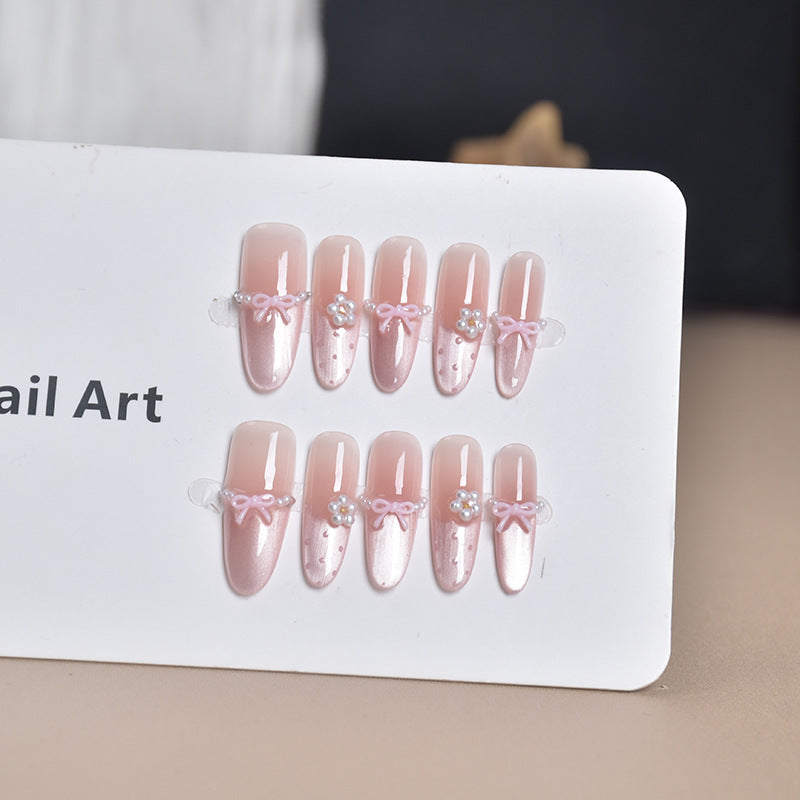 3D Embellished Press-On Nail Art Set zavevo