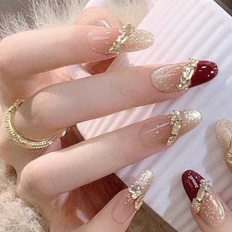 3D Embellished Press-On Nail Art Set zavevo