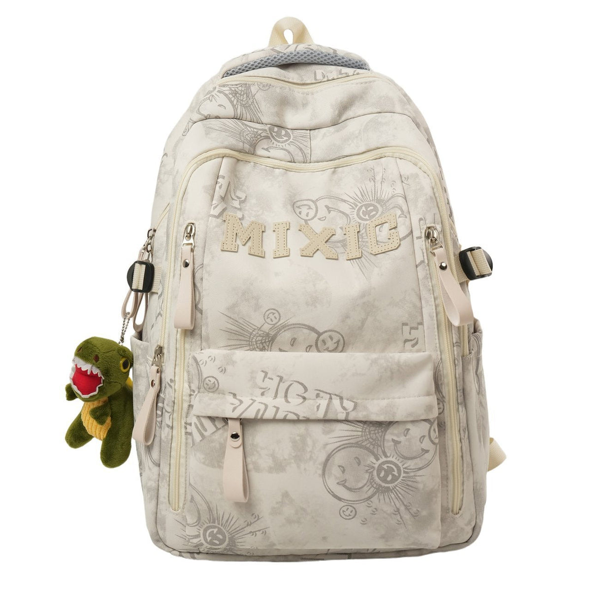 Urban Graphic Print School Backpack zavevo