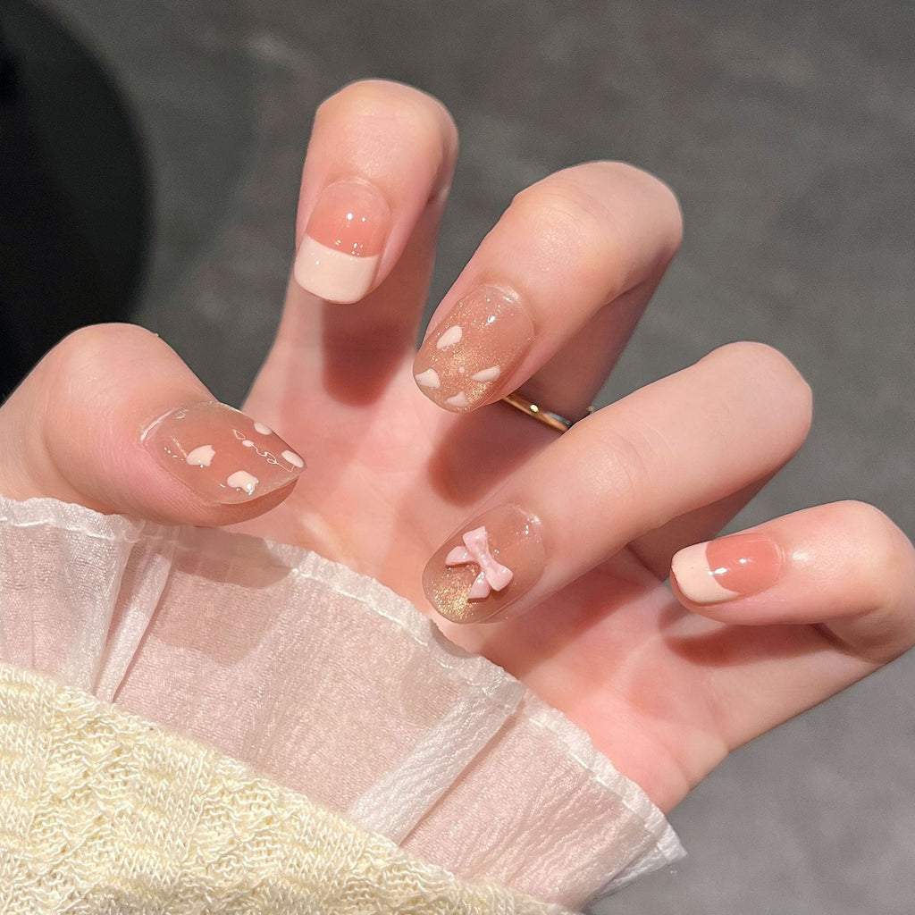 3D Embellished Press-On Nail Art Set zavevo