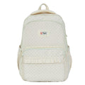 Stylish Polka Dot Ruffled Backpack zavevo