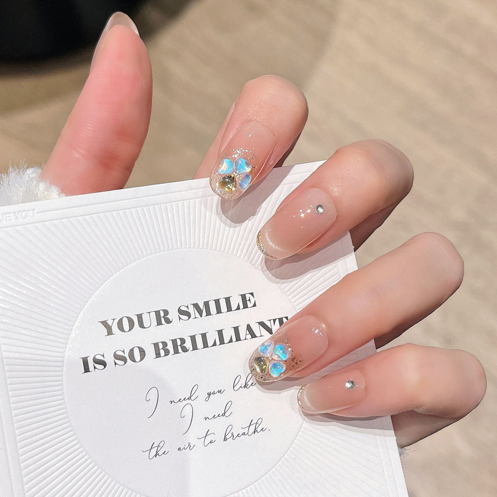 3D Embellished Press-On Nail Art Set zavevo