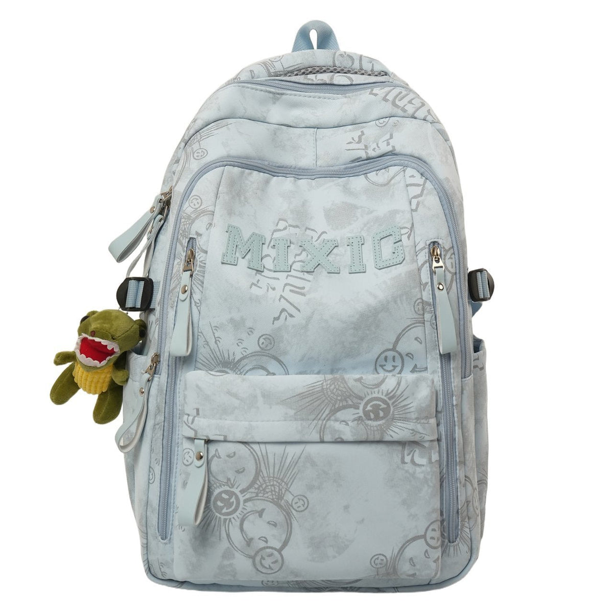 Urban Graphic Print School Backpack zavevo