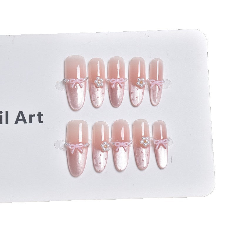3D Embellished Press-On Nail Art Set zavevo
