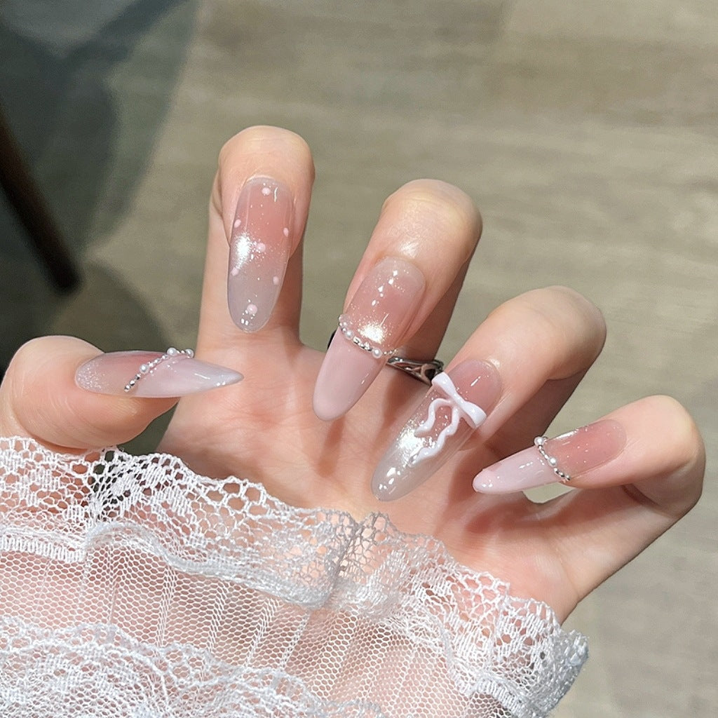 3D Embellished Press-On Nail Art Set zavevo