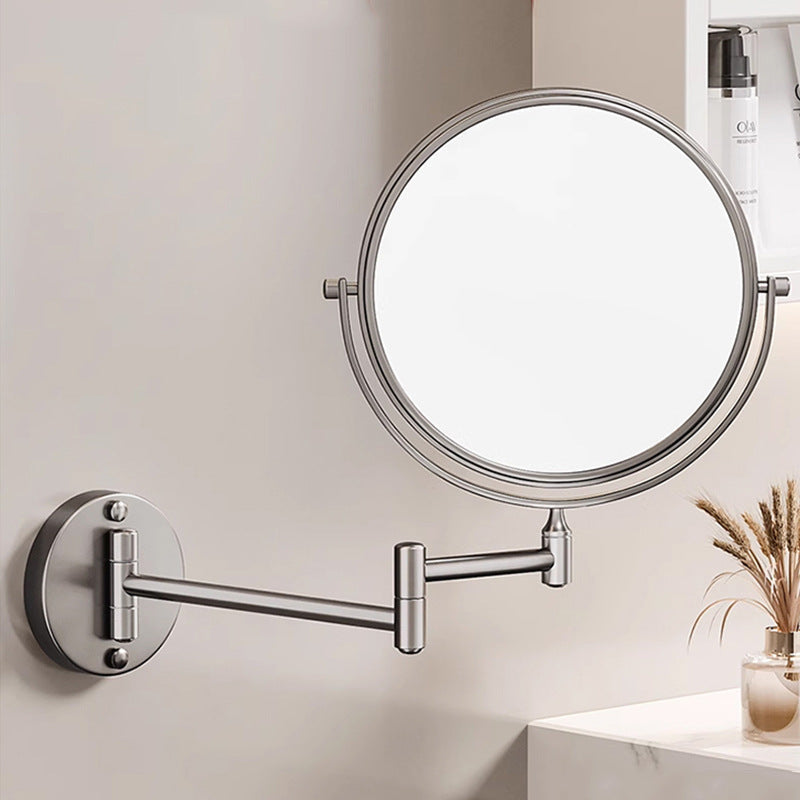 zavevo | Rechargeable wall-mounted shaving mirror | 360° rotation. 1X/10X magnification and adjustable LED lighting for use in the bathroom