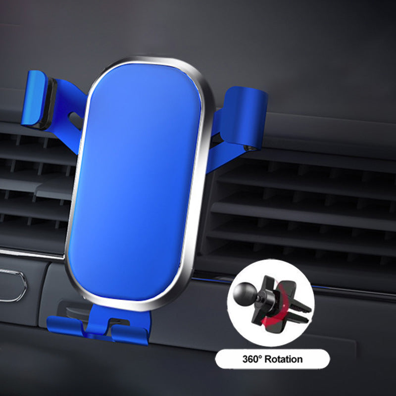 360° Rotating Car Phone Holder with Air-Vent Mount and Secure Clamps