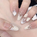 3D Embellished Press-On Nail Art Set zavevo