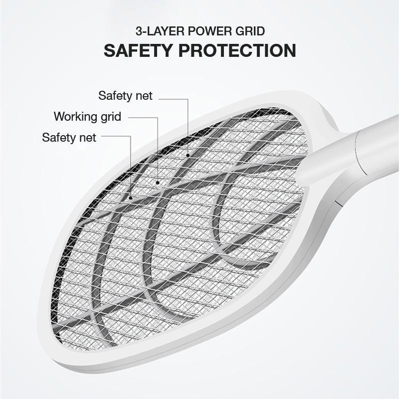 2-in-1 Electric Swatter & Night Mosquito Killing Lamp zavevo