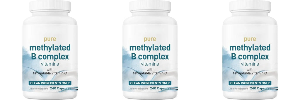 Methylated Vitamin B Complex 240 Capsules with Folate, B12, Thiamin, Inositol, Choline and Vitamin C