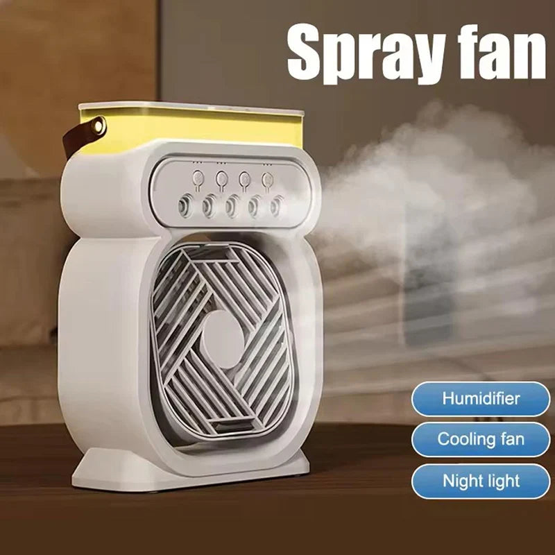 3in1 Air Cooler LED Night Lamp Humidifier Fan | zavevo