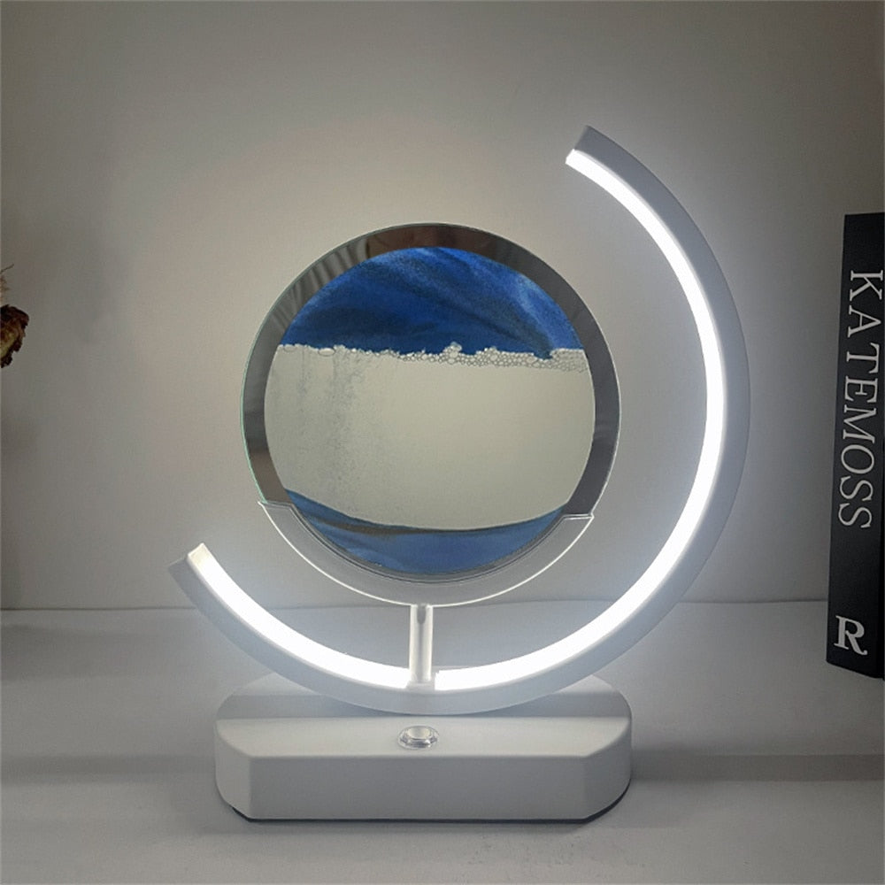 3D LED Flowing Sand Art Tazavevoe Lamp | zavevo