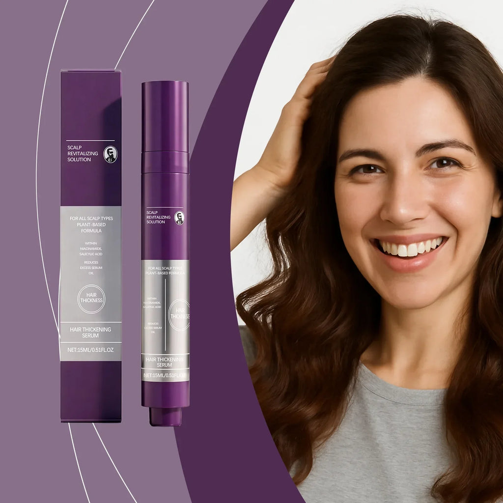 Nourishing Scalp and Hair Essence 15ml with Roll-On Applicator – Gentle Daily Moisturizing Hair Serum
