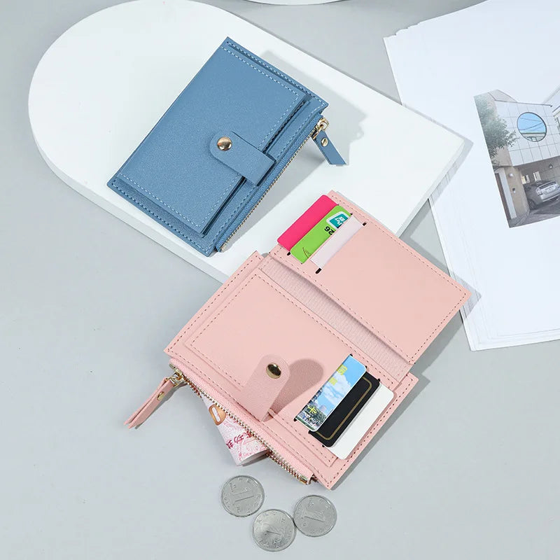 Pink Slim Card Holder Wallet