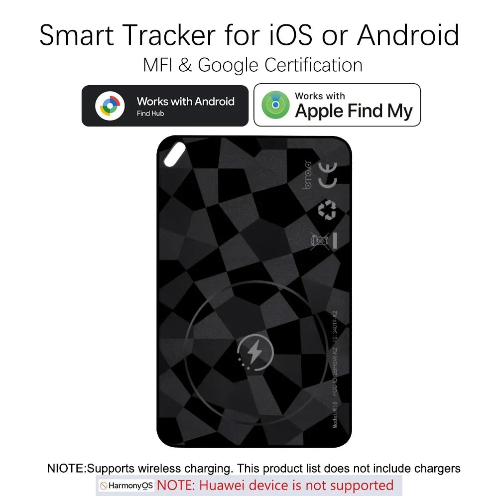 TrackCard — Bluetooth GPS Tracker for Backpack & Wallet