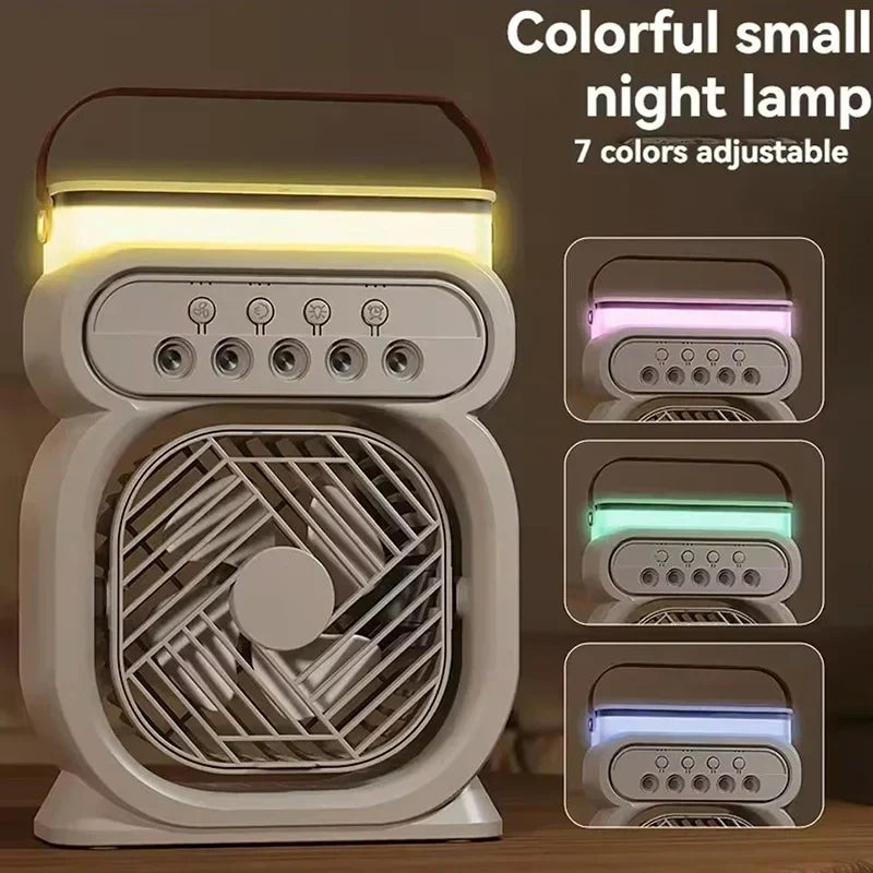 3in1 Air Cooler LED Night Lamp Humidifier Fan | zavevo