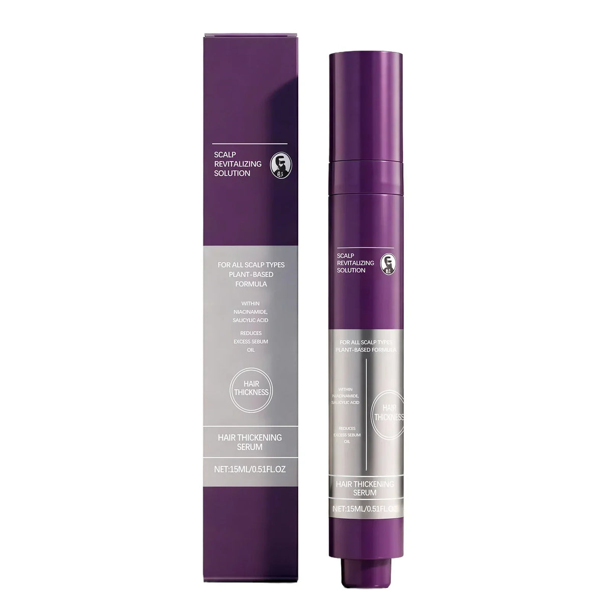 Nourishing Scalp and Hair Essence 15ml with Roll-On Applicator – Gentle Daily Moisturizing Hair Serum