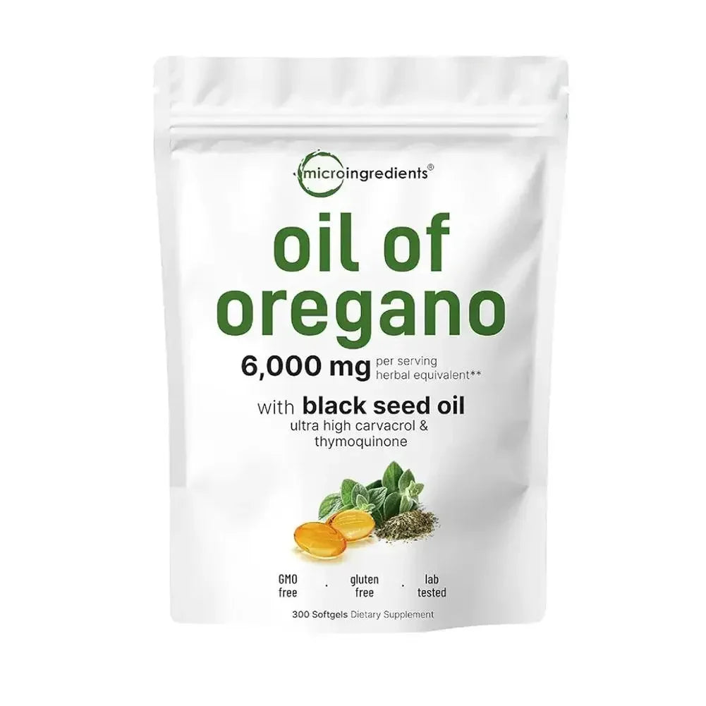 Oregano Oil Capsules – 300 Count Dietary Supplement