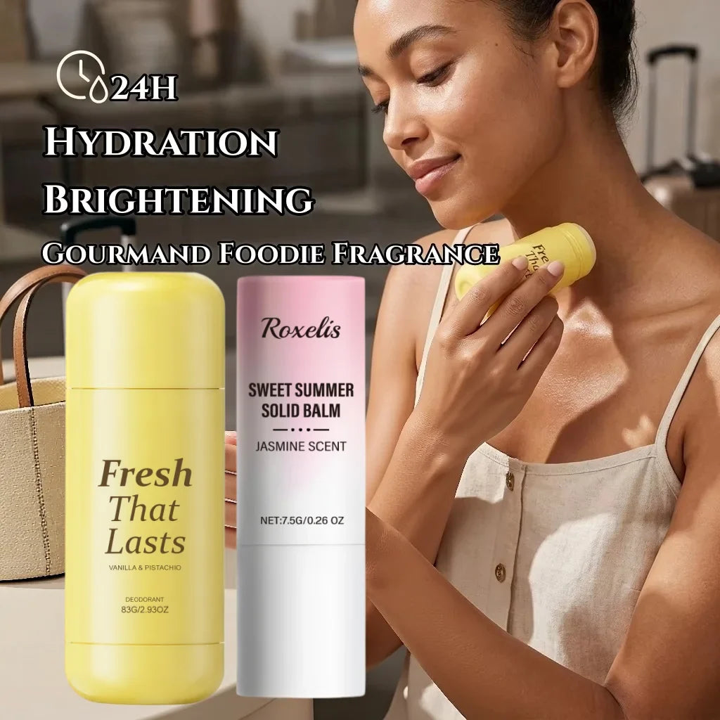 Deodorant Vanilla & Pistachio Fresh That Lasts | 24 Hour Odor Control, No Aluminum, Baking Soda, Parabens, Phthalates, Ethanol | Brightening & Smoothing for Dark Underarms with Kojic Acid & Turmeric | Korean Skincare, K-Beauty
