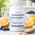 Methylated Vitamin B Complex 240 Capsules with Folate, B12, Thiamin, Inositol, Choline and Vitamin C