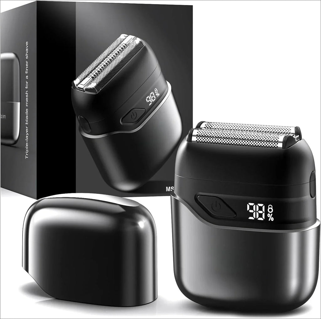Men's Electric Foil Shaver – IPX7 Waterproof Wet and Dry Razor with USB-C Charging