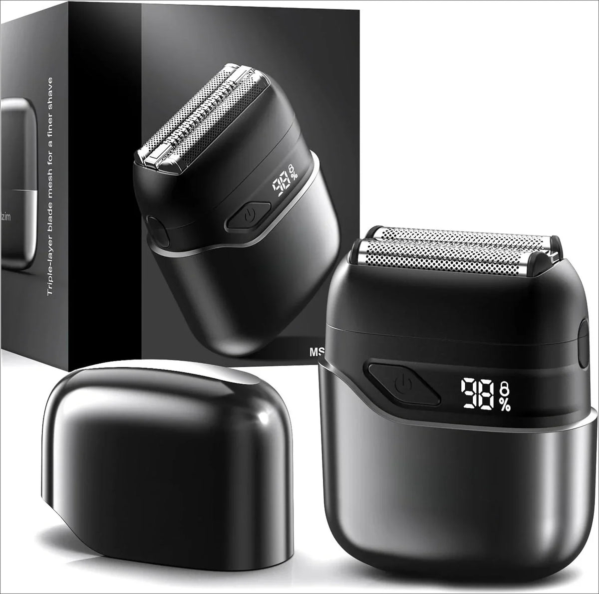 Men's Electric Foil Shaver – IPX7 Waterproof Wet and Dry Razor with USB-C Charging