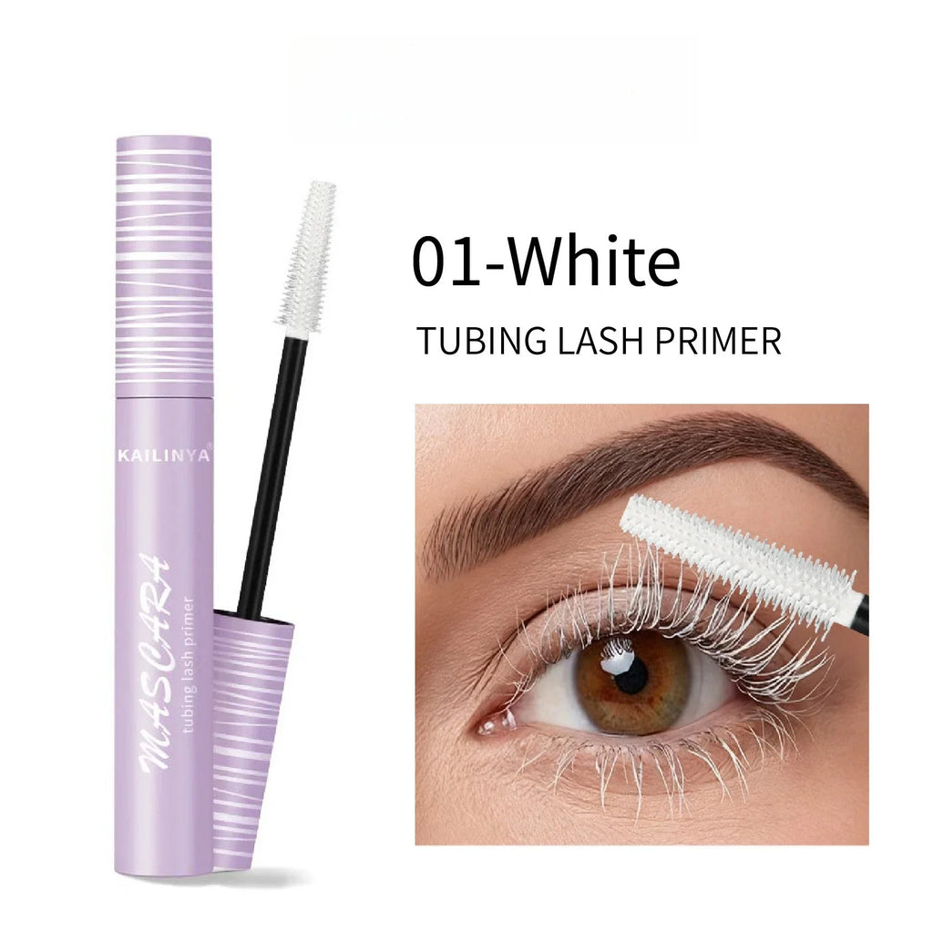 Eyelash Primer Mascara 8ml in White, Black or Brown – Curling and Lengthening Lash Base