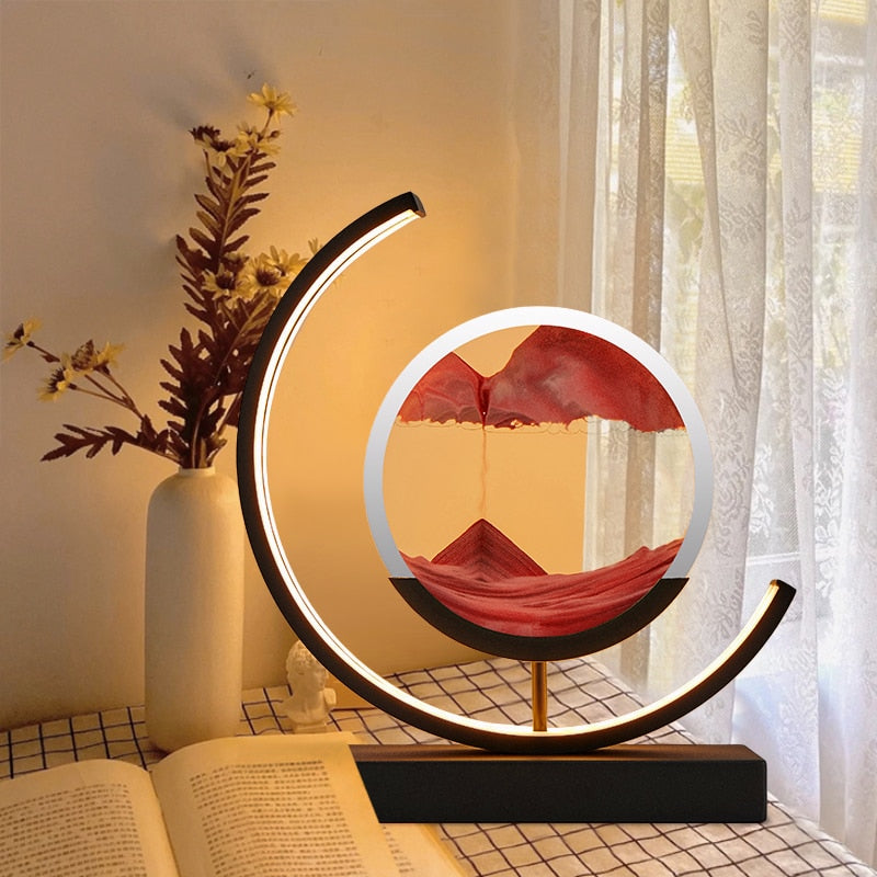 3D Sand Shell Table Lamp - Abyss | zavevo