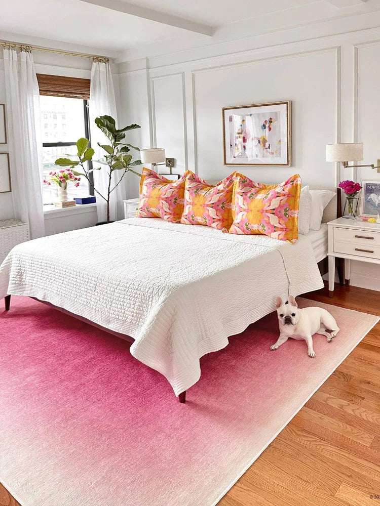Pink Gradient Rug | zavevo