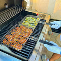zavevo | Grillaro BBQ Basket | Foldable & Non-Stick | Stainless Steel & Heat Resistant | For Meat & Vegetables